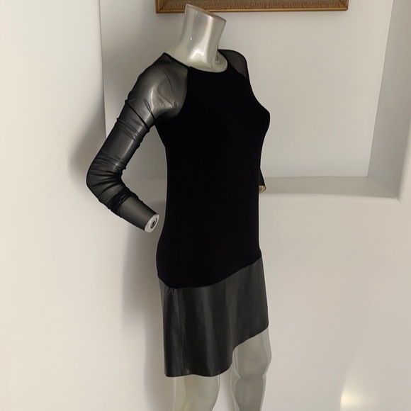 BAILEY-44--DRESS BLACK/FAUX-LEATHER-COMBO SIZE - Picture 3 of 11